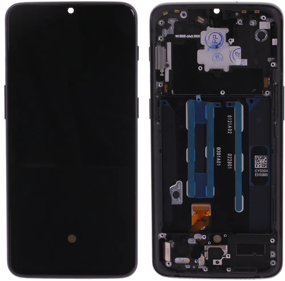 Wyświetlacz do OnePlus 6T (Refurbished) - mirror black